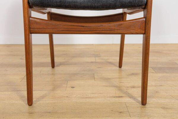 Chaise de salle à manger Ella en teck du milieu du siècle par Arne Vodder pour Vamo Sønderborg, Danemark, années 1960.