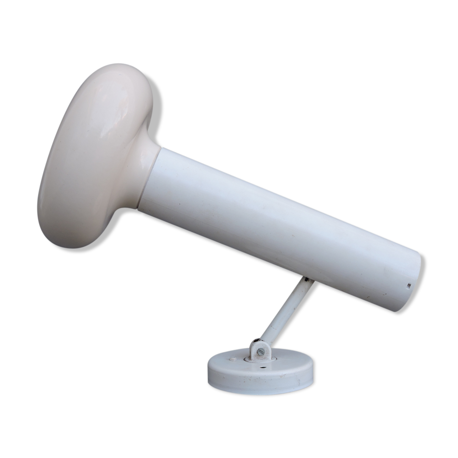 Large adjustable wall lamp saucer ufo Lita vintage metal