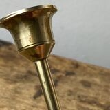 Vintage brass candle holders