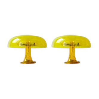 Paire de lampes de table Nessino conçues par Giancarlo Mattioli pour Artemide