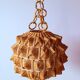 Scandinavian hanging rope and rattan 60s