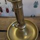 Vintage candlesticks with gilded brass pushers