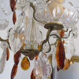 Chandelier of old crystals