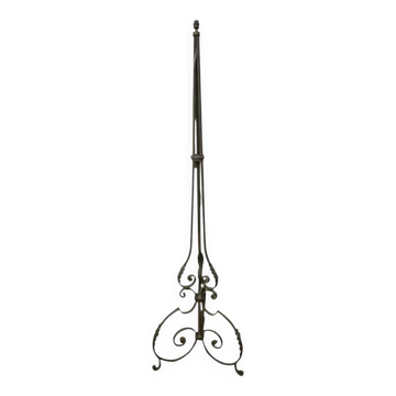 Art Deco wrought iron floor lamp base from the 1930s