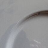 Set of 8 anthracite gray presentation plates from Christofle Paris