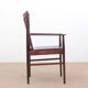 Pair of armchairs, side table, Danish in rosewood, Arne Vodder 1960.