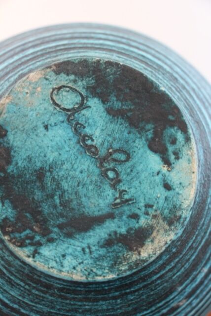 Vase ceramic ball Accolay series Gauloise France 1960