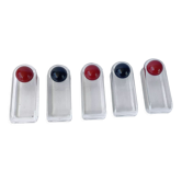 5 Guzzini 80s napkin clips, Ambrogio Rossari design