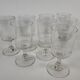 Set of 8 crystal wine glasses XIXth