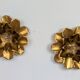 Paire appliques "fleur"