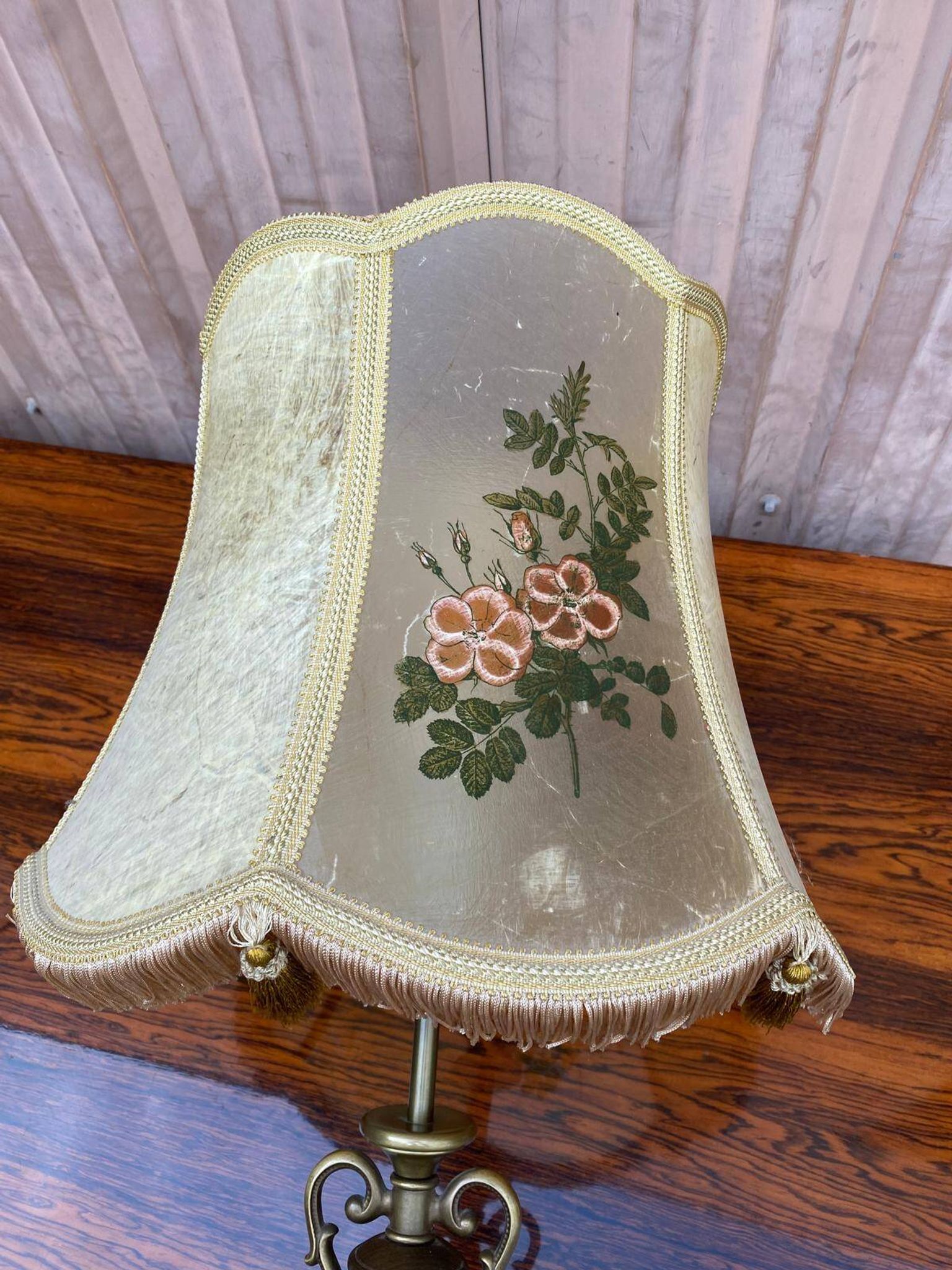 Vintage Kaiser Leuchten gold lamp