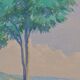 JL PONT (20th century) "Hilly Landscape" Signed watercolour