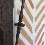 Pair of wrought iron coat hooks