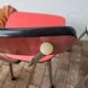 5 Red and Pale Green Formica Chairs – Vintage Retro