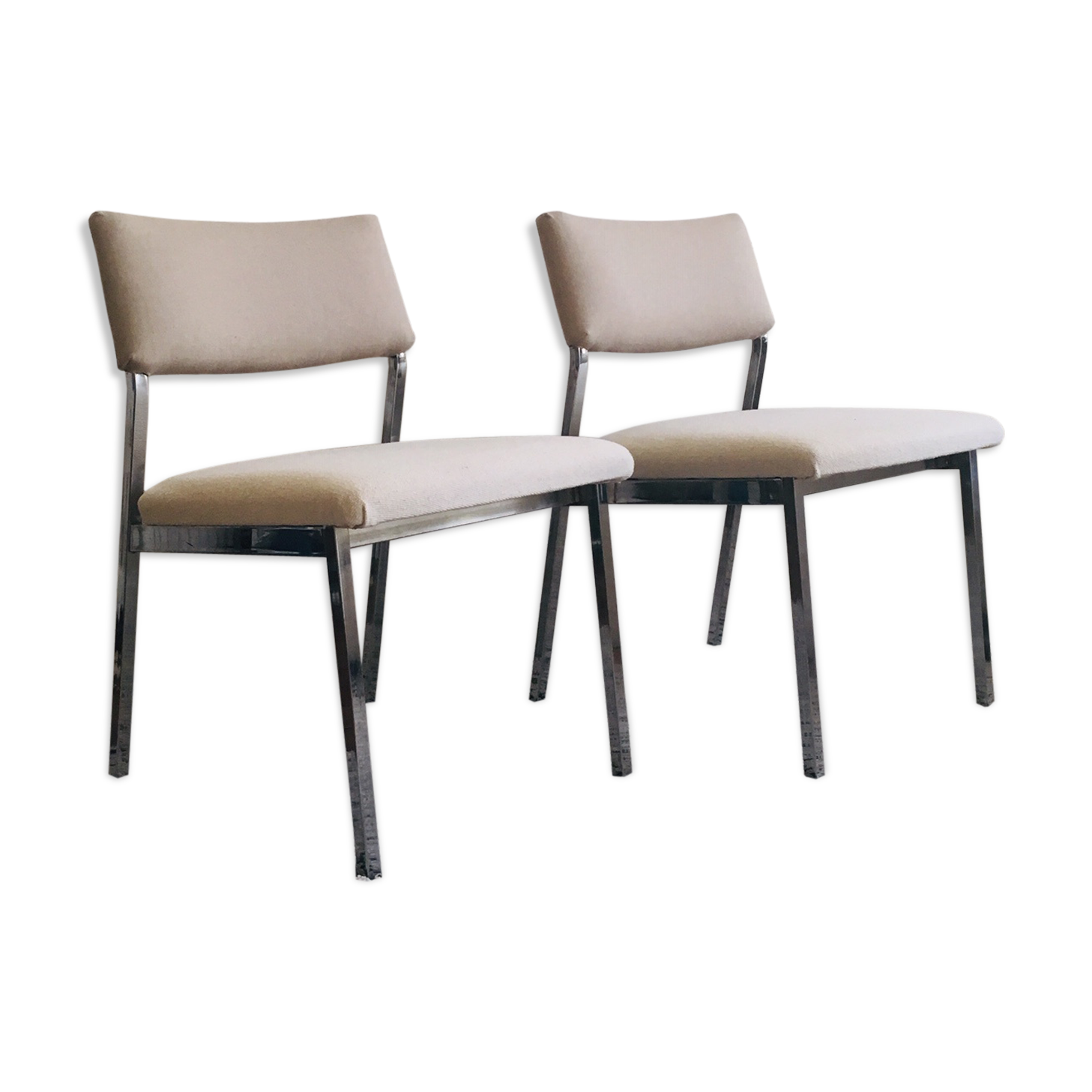 Pair of seats wide vintage