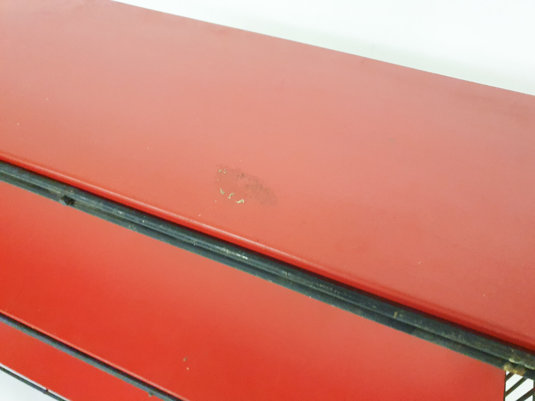 Black metal room divider or bookcase by Tjerk Reijenga for Pilastro, The Netherlands 1960's