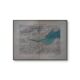 Carte ancienne Edimbourg et golfe de Forth - 1879 | Décoration murale