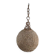 Suspension vintage en corde et rotin