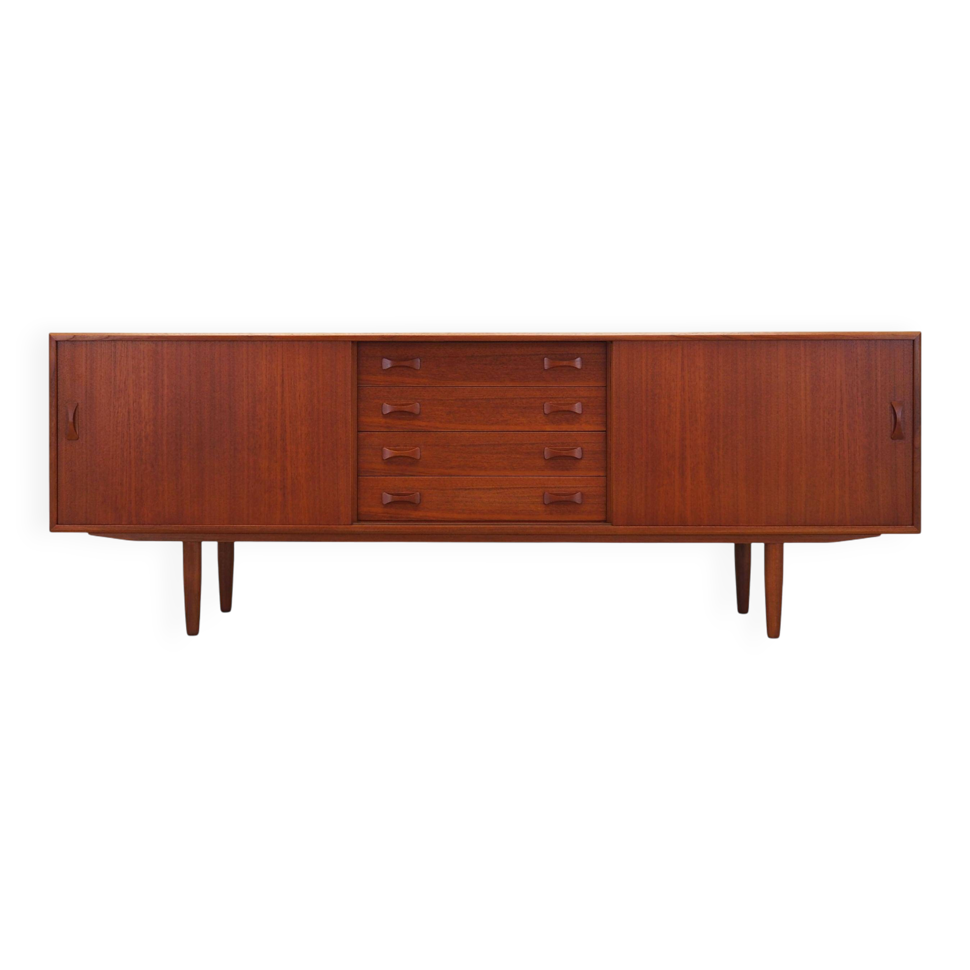 Buffet en teck, design danois, années 60, fabricant : Clausen & Son