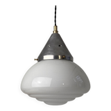 ANTIQUE ART DECO SUSPENSION IN OPALINE