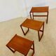 Vintage Danish nesting tables from the 1960s by Kai Kristiansen.