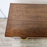 Art Decò chest of drawers in walnut burl with four drawers