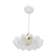 Vintage glass pendant lamp from Clichy