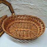 Vintage wicker basket