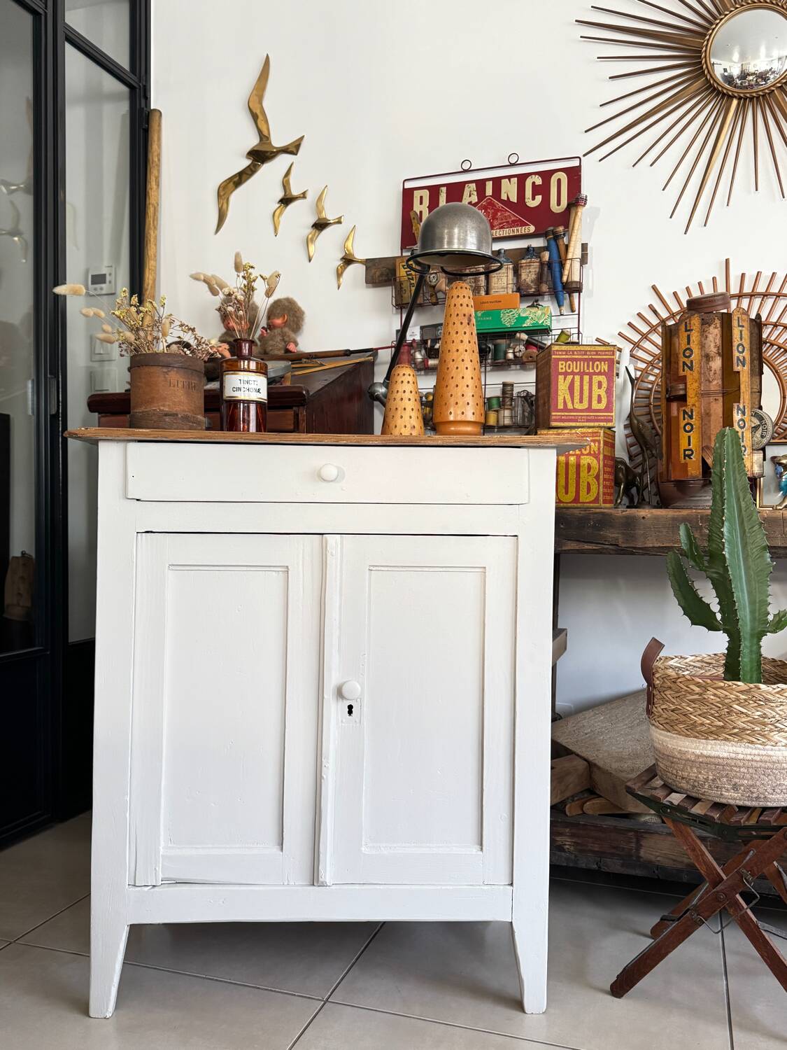 Antique vintage Parisian sideboard