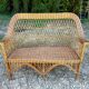 Rattan bench
