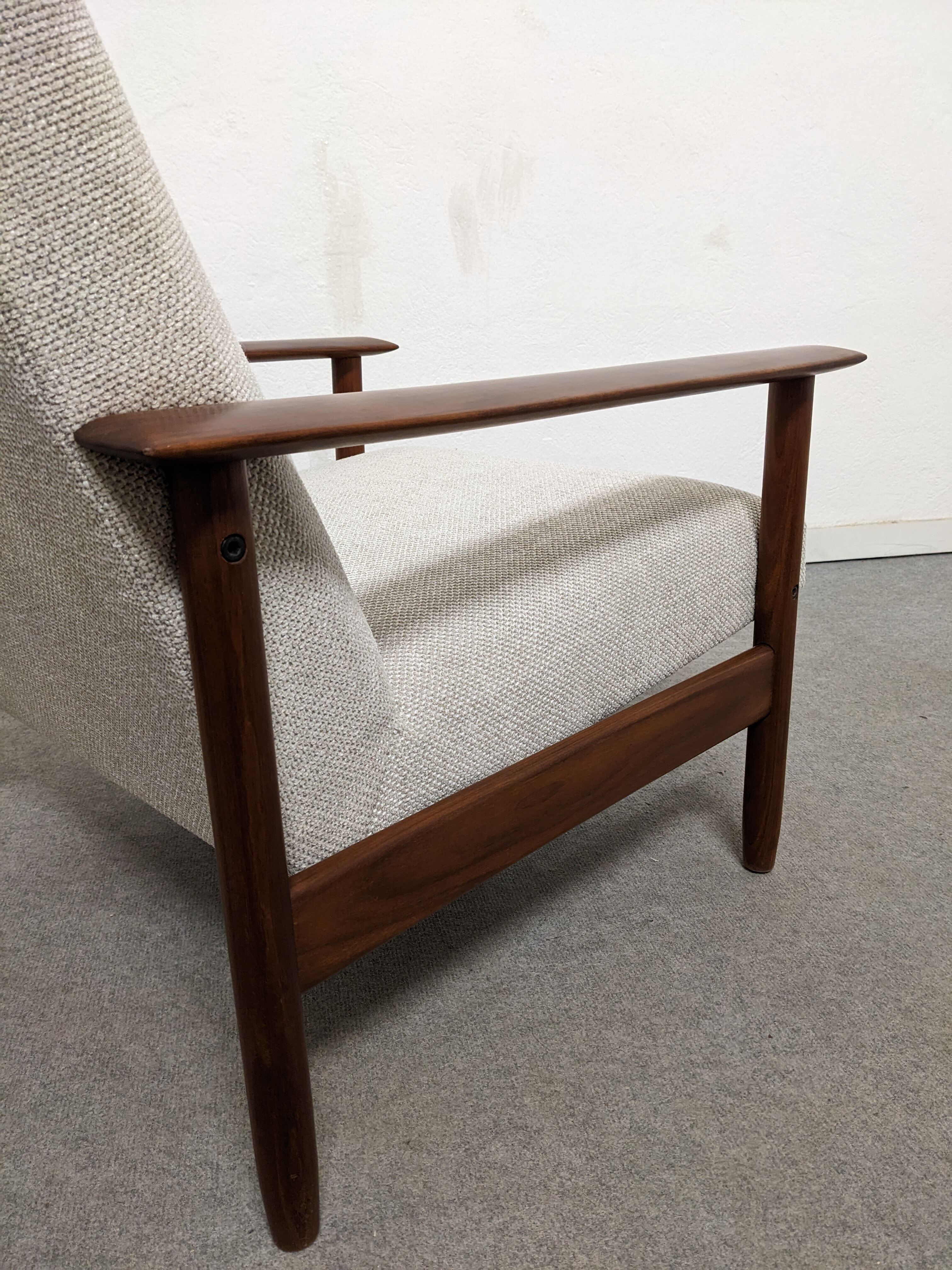 Pair of Danish teak armchairs from the 50s/60s