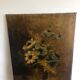 Oil on canvas 19th century bouquet of flowers
