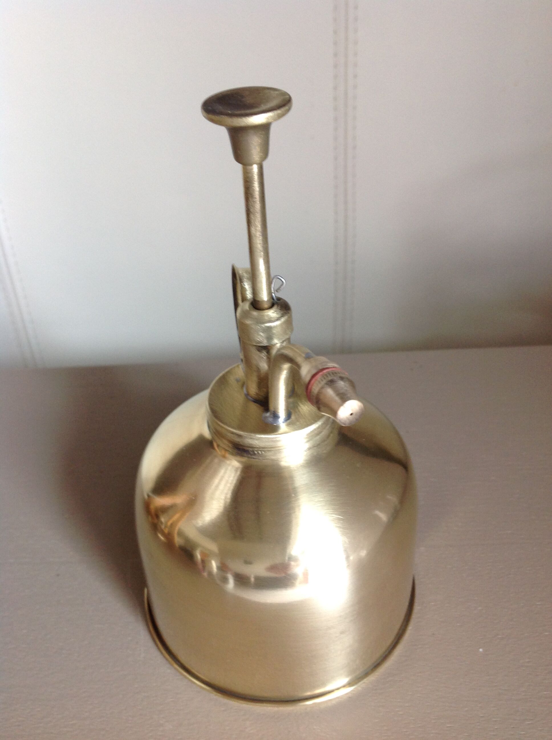 Old brass vaporizer