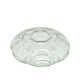 Dish, modernism, transparent glass, Huta Hortensja, Poland, 1950s
