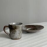 3 tasses anciennes grès, Chantal et Thierry Robert