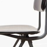 Chair "Result" Friso Kramer imitation leather black