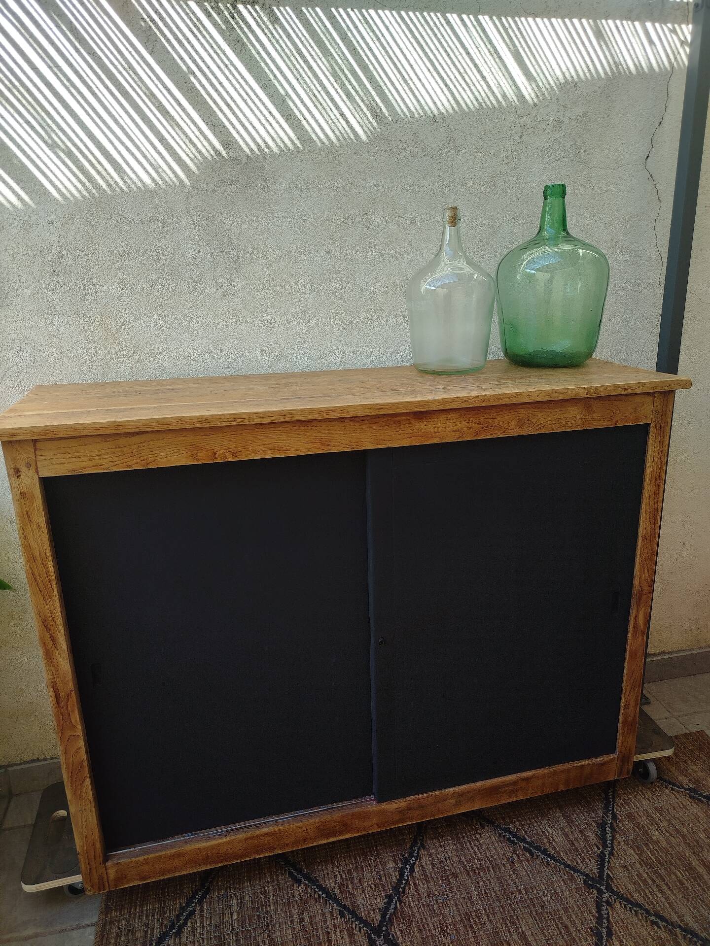 Old buffet with sliding doors