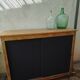 Old buffet with sliding doors
