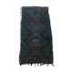 Moroccan Berber carpet Boucherouite 250x118cm