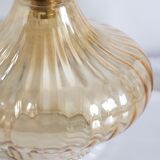 Vintage suspension in smoked glass