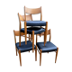 Série de 4 chaises scandinaves