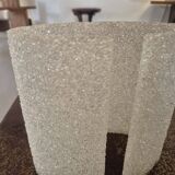 Suspension vintage 6 lumières, teck et perspex, 1960