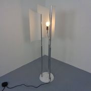 Arianna Floor Lamp in Marble and Handblown Glass by Bruno Gecchelin for Oluce, Italy, 1970s