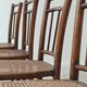 Set of 4 old Thonet style cane bistro chairs from the 1930s
