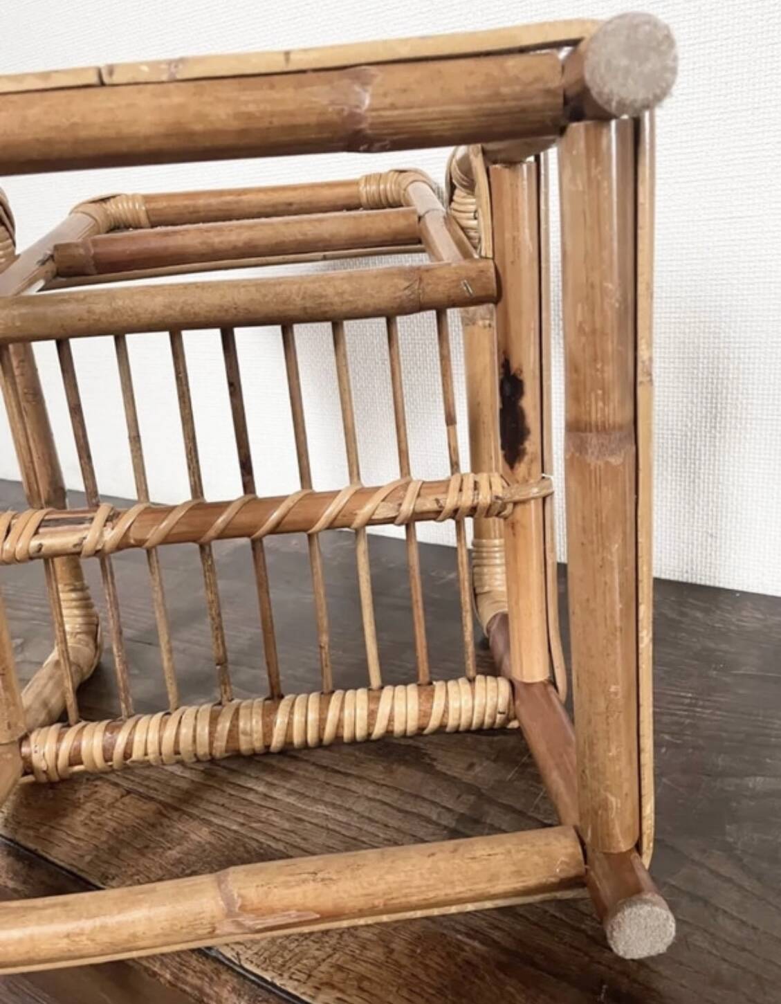 Child's rattan armchair