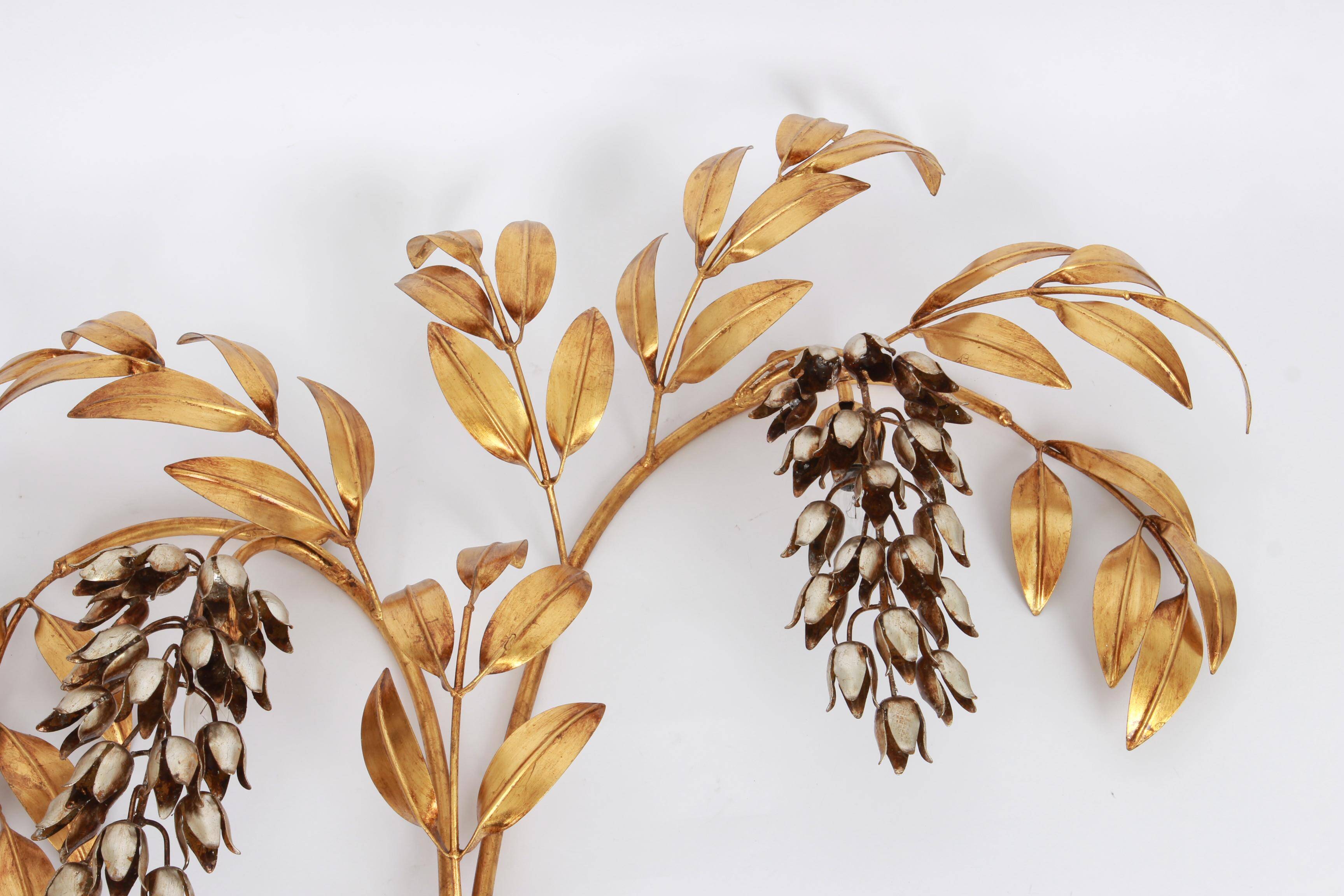 Monumental Wall Light Hans Kögl Pioggia D'oro, 1970s