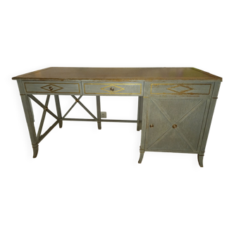 Bureau en bois satiné