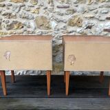Pair of vintage bedside tables Circa 60's/70's