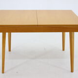 1970s Birch Extendable Dining Desk, Czechoslovakia