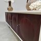 Vintage Italian sideboard credenza 'Duo-tone'